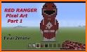 Pixel-Art Super Red Ranger related image