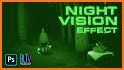 Night vision camera filter related image