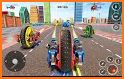 Spider Car Wheel Robot Game - Drone Robot Games 3D related image