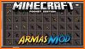 Weapon mods for Minecraft PE related image