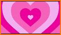 Pink Love Hearts Keyboard Background related image