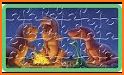Kids Dino Cartoon Jigsaw Puzzle related image