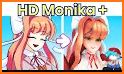 DDLC Monika funkin mod related image