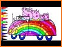 Cars Glitter Color by Number-Vehicle Coloring Book related image
