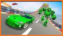 Fire Truck Transform Racing Mega Ramp Stunts Game related image