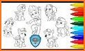 Paw Pups - Puppy Patrol Coloring Book related image