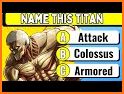 Attack on Titans Quiz Words related image