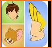 cartoon characters Quiz game‏ related image