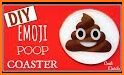 Rainbow Poop Emoji Stickers related image