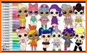 Coloring book Dolls related image
