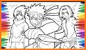 Anime Manga Coloring Pages Book related image