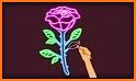 Draw Glow Flower related image