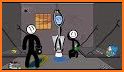 Stickman Breaking the Bank : Think out of the box related image