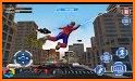 Flying spider crime city rescue game related image