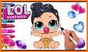Coloring lol surprise pets doll related image