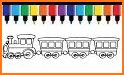 Train Coloring Book related image