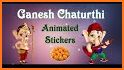 Ganesh Chaturthi Stickers Ganesha Festival Sticker related image