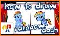 Pony Go : Drawing Race - Rainbow Paint Lines related image
