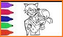 Cute Cat Coloring Book related image