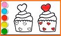 Cupcakes Coloring Book related image