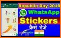 Independence day Sticker for Whatsapp - WASticker related image
