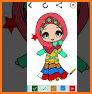 Girls Coloring Book - Color by Number for Girls related image