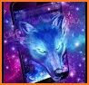 Galaxy Neon Wolf Theme related image