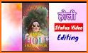 Happy Holi Video Maker: Holi Status Video Maker related image