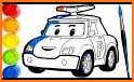 Cartoon Car Coloring related image