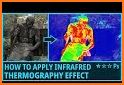 Thermal vision camera effects related image