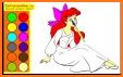 Little Princess Coloring Kids Book - Girls Games! related image