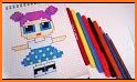 Pixel Art Surprise Dolls, LoL Color By Number related image