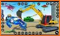 Monster Crane robot Car – Excavator robot game related image