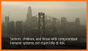 Air quality index and air pollution: eAirQuality related image