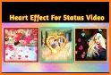 Heart Effect Photo Video Maker with Song related image