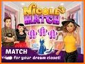 Nicole's Match : Dress Up & Match 3 Puzzle Game related image