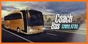 Coach bus driving simulator 3d related image