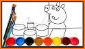 Peppa-Pig : Painting & Coloring Book related image