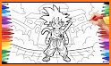 Goku Pixel Art : New Dragonball Coloring By Number related image
