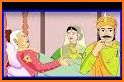 Akbar birbal ki kahaniya - Hindi story, Cartoon related image