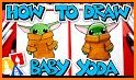 Coloring Baby Yoda related image