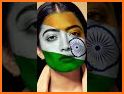 India Flag Face Photo Maker & 15th August DP related image