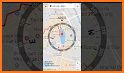 Accurate compass digital: On Map compass tool related image