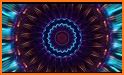Neon Mandala Weed Keyboard Background related image