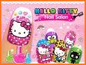 Kitty Nail Art Design & Coloring Game related image