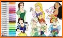 maona coloring princesses book related image