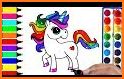 Unicorn Little Pony Coloring Book related image