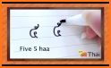 Learn Thai Handwriting Alphabet related image