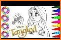 Animated Glitter Coloring Book - Princess related image