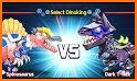 Dino King Dark T-Rex VS Iron T-Rex related image